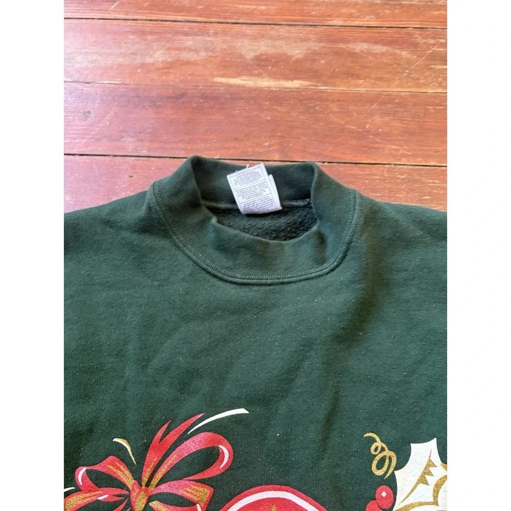 VINTAGE Showboat Las Vegas Casino Sweater Crewneck Indiana Green‎ Size XL